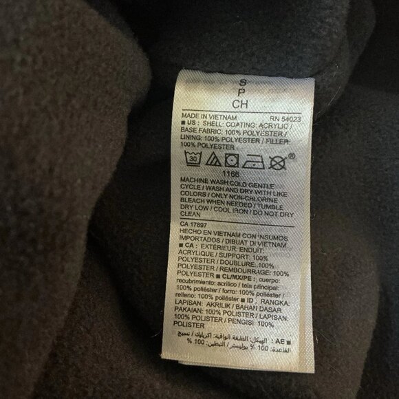 Gap Blue Puffer Jacket Women's Sz Small - Picture 4 of 4